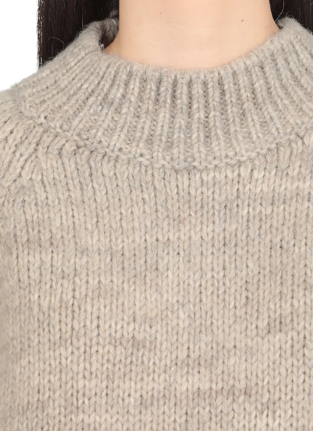 Maison Margiela Ribbed Detail Knit Jumper