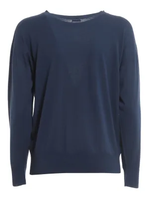Malo Crewneck Ribbed-Knit Jumper