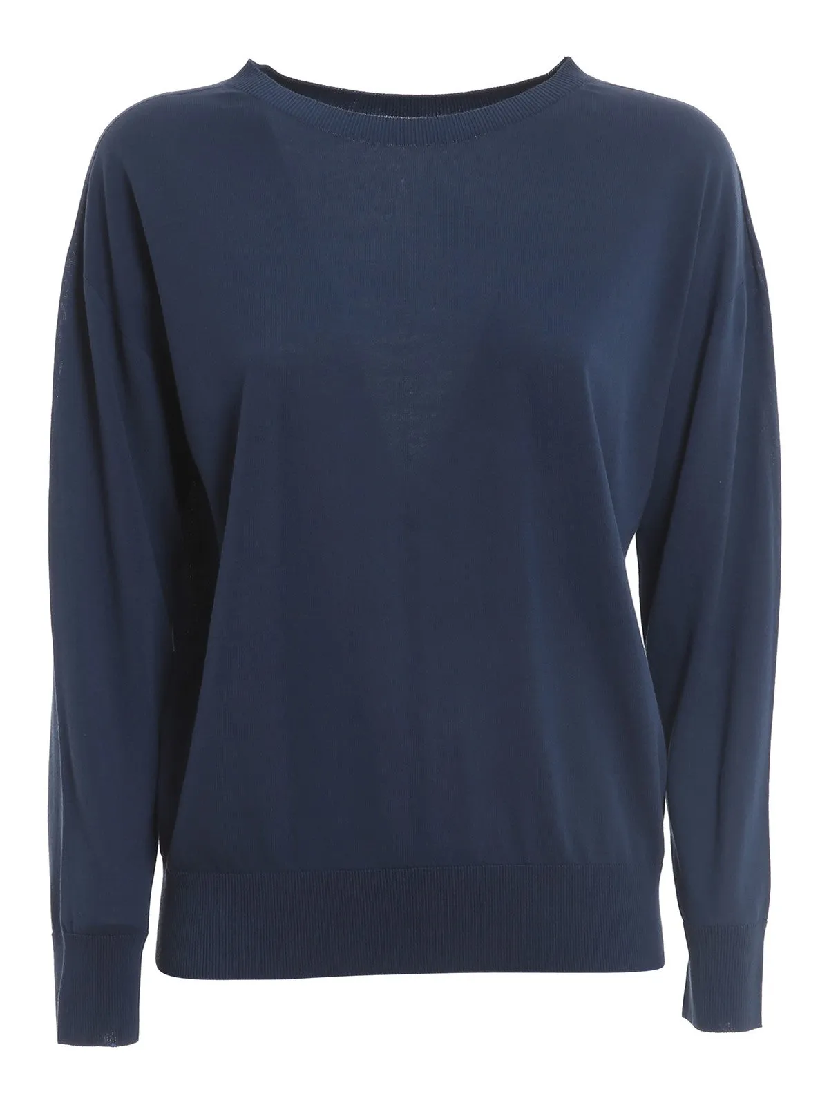 Malo Crewneck Ribbed-Knit Jumper