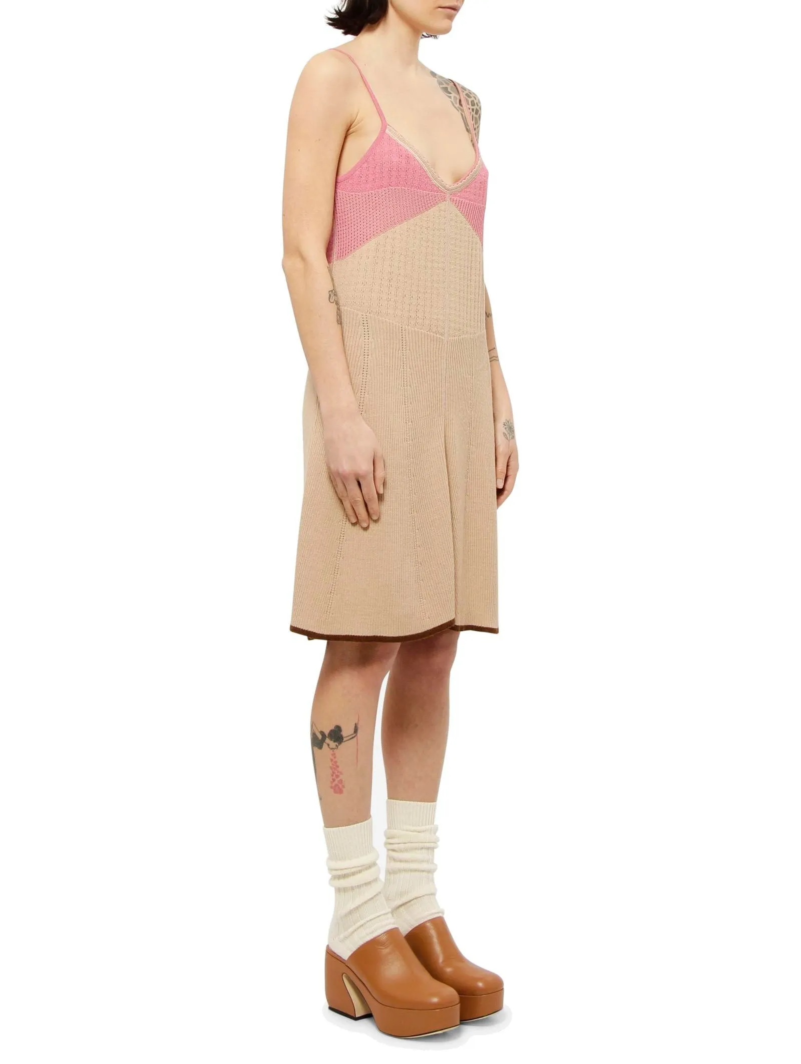 Marc Jacobs The Pointelle Knit Mini Dress