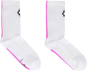 Marcelo Burlon County Of Milan Logo Intarsia Socks