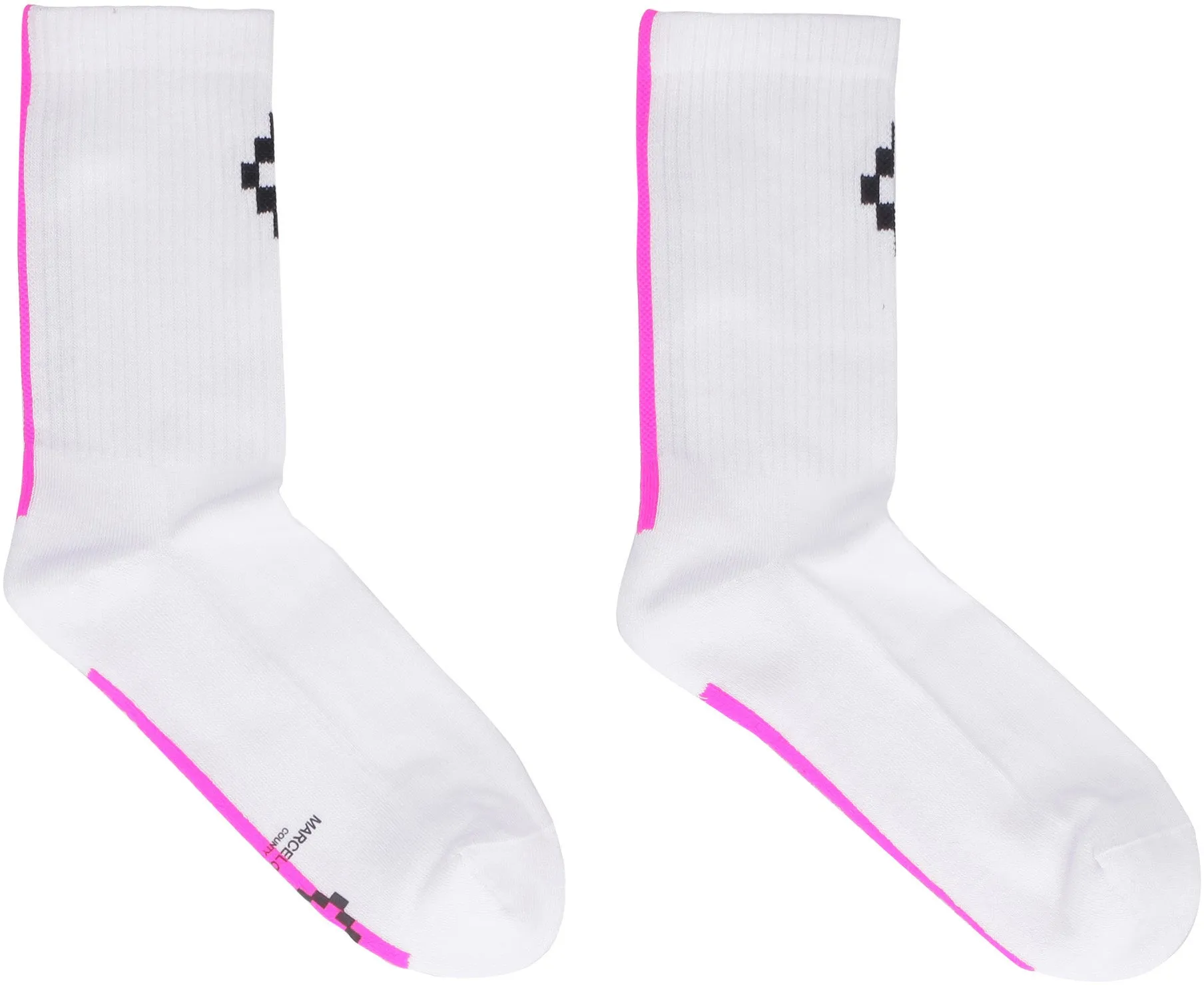 Marcelo Burlon County Of Milan Logo Intarsia Socks