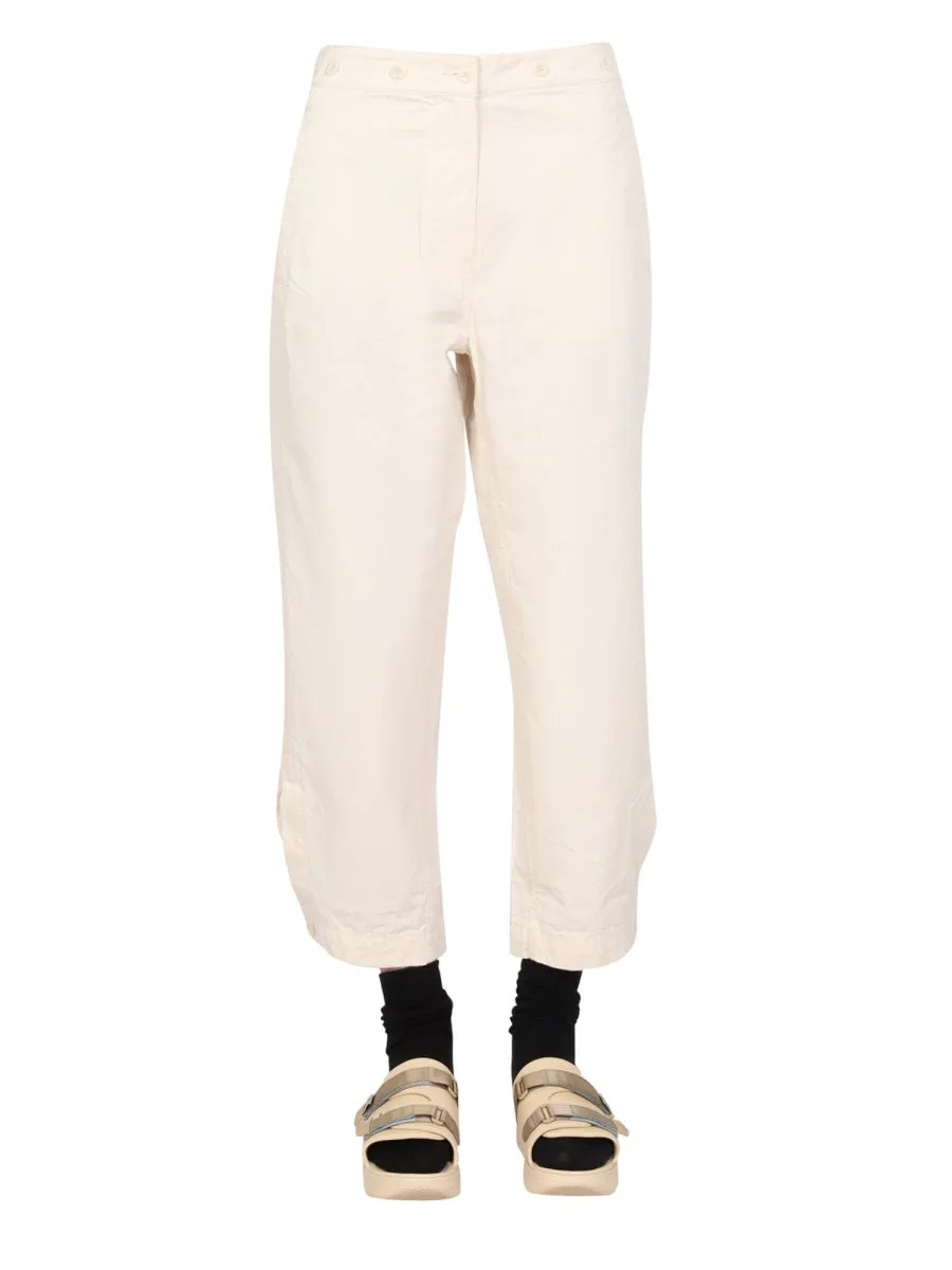 Margaret Howell Buttoned Cropped Pants