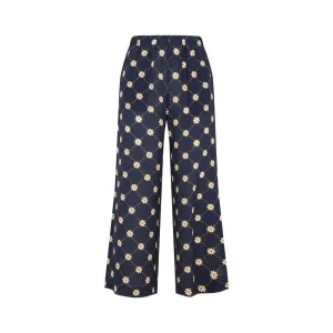 Marni Allover Floral Printed Wide Leg Pants