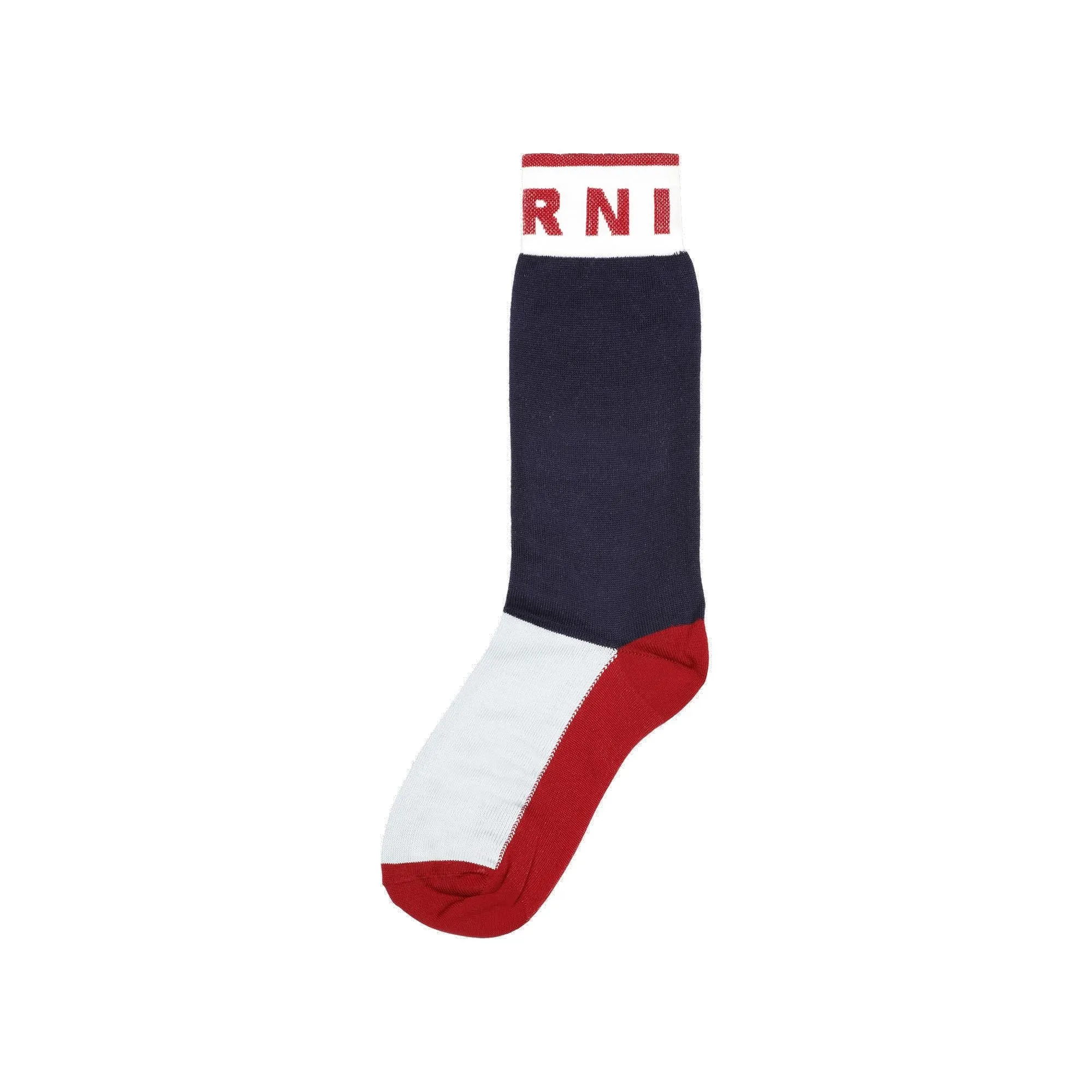 Marni Color-Block Logo Intarsia Socks
