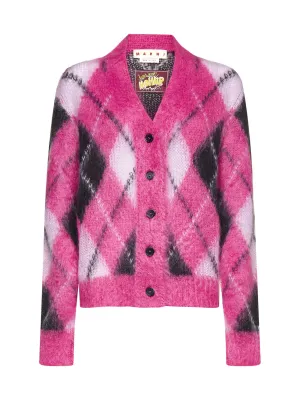 Marni Diamond Pattern Knit Cardigan