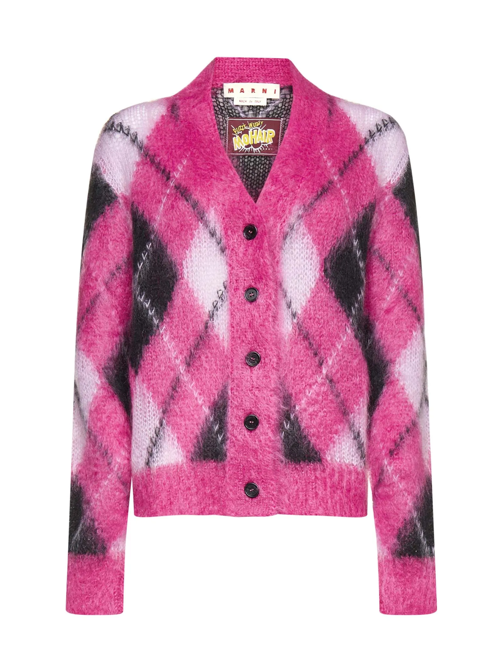 Marni Diamond Pattern Knit Cardigan