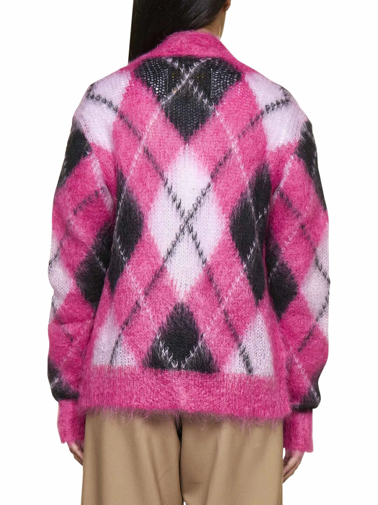 Marni Diamond Pattern Knit Cardigan
