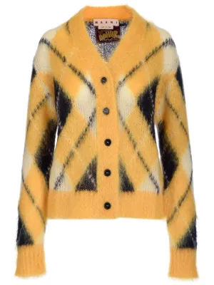 Marni Diamond Pattern Knit Cardigan