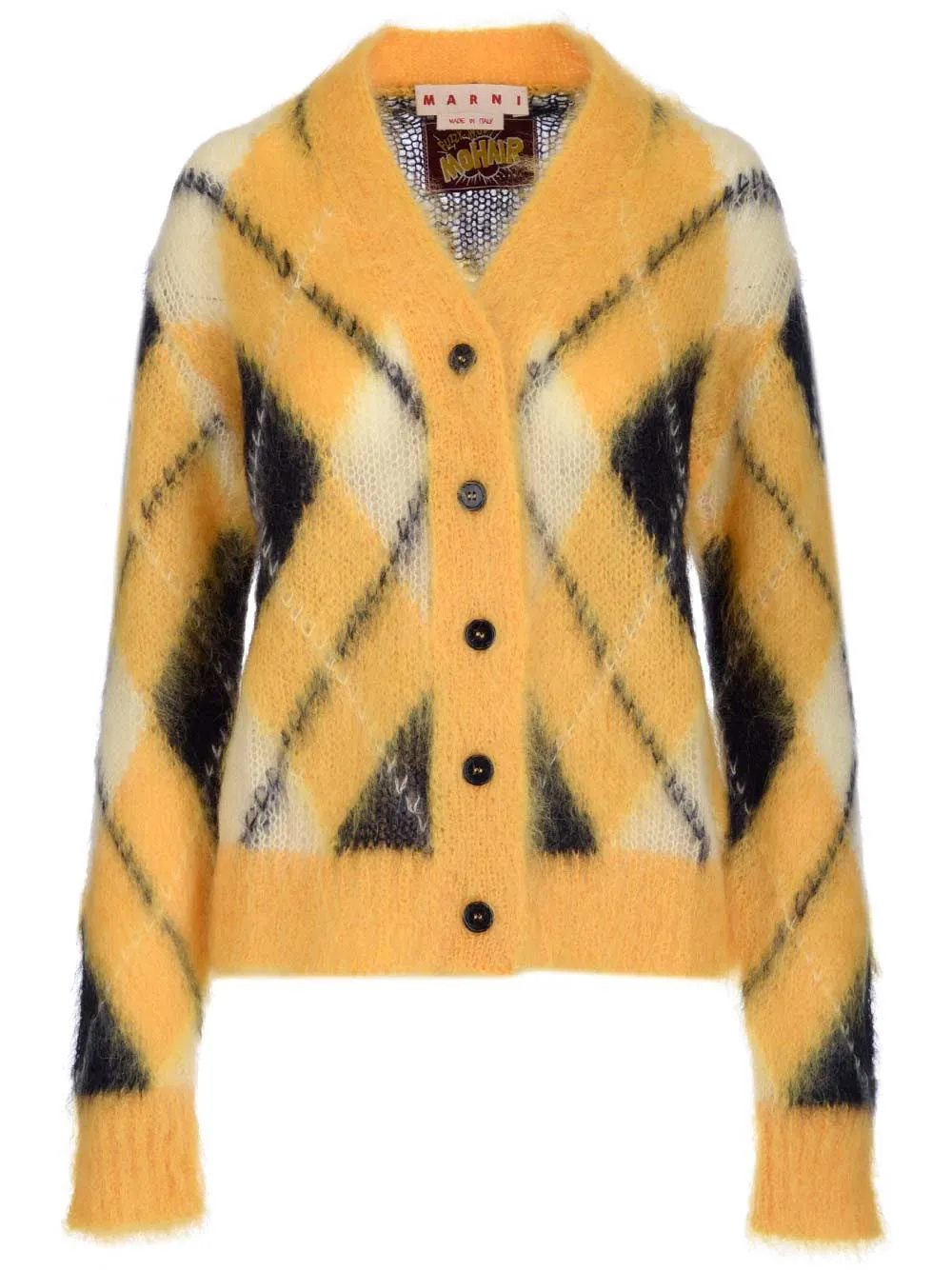 Marni Diamond Pattern Knit Cardigan