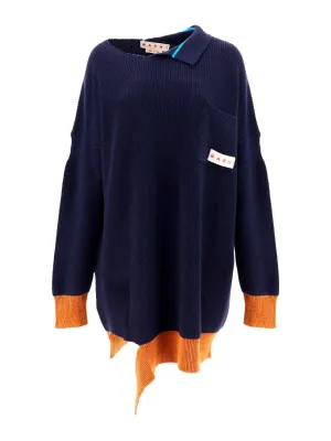 Marni Distressed Effect Knit Dress