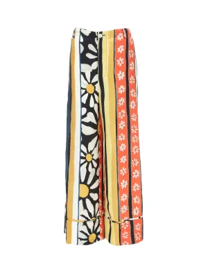 Marni Floral Printed Wide Leg Pants
