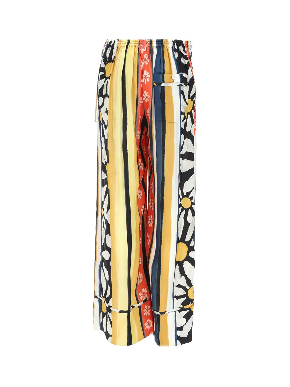 Marni Floral Printed Wide Leg Pants
