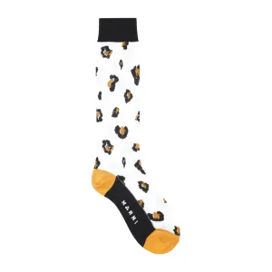Marni Leopard Pattern Socks