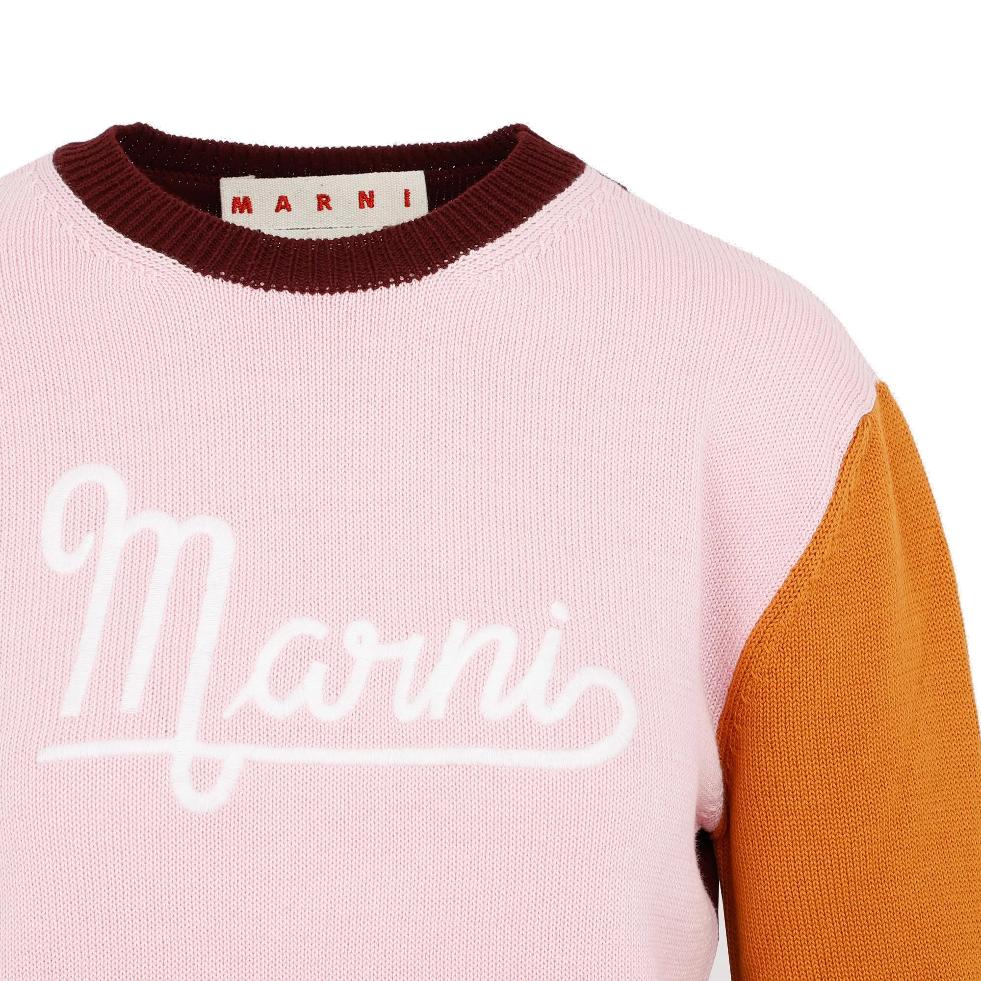 Marni Logo Intarsia-Knit Jumper