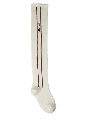 Marni Logo Intarsia-Knit Socks