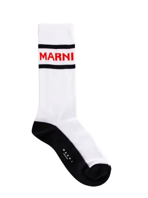 Marni Logo Intarsia Socks