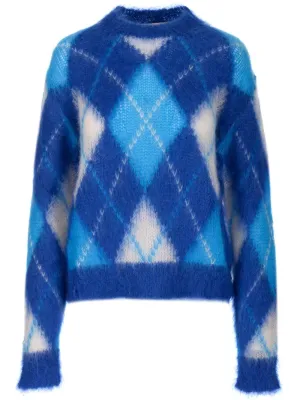 Marni Patterned Crewneck Knit Jumper