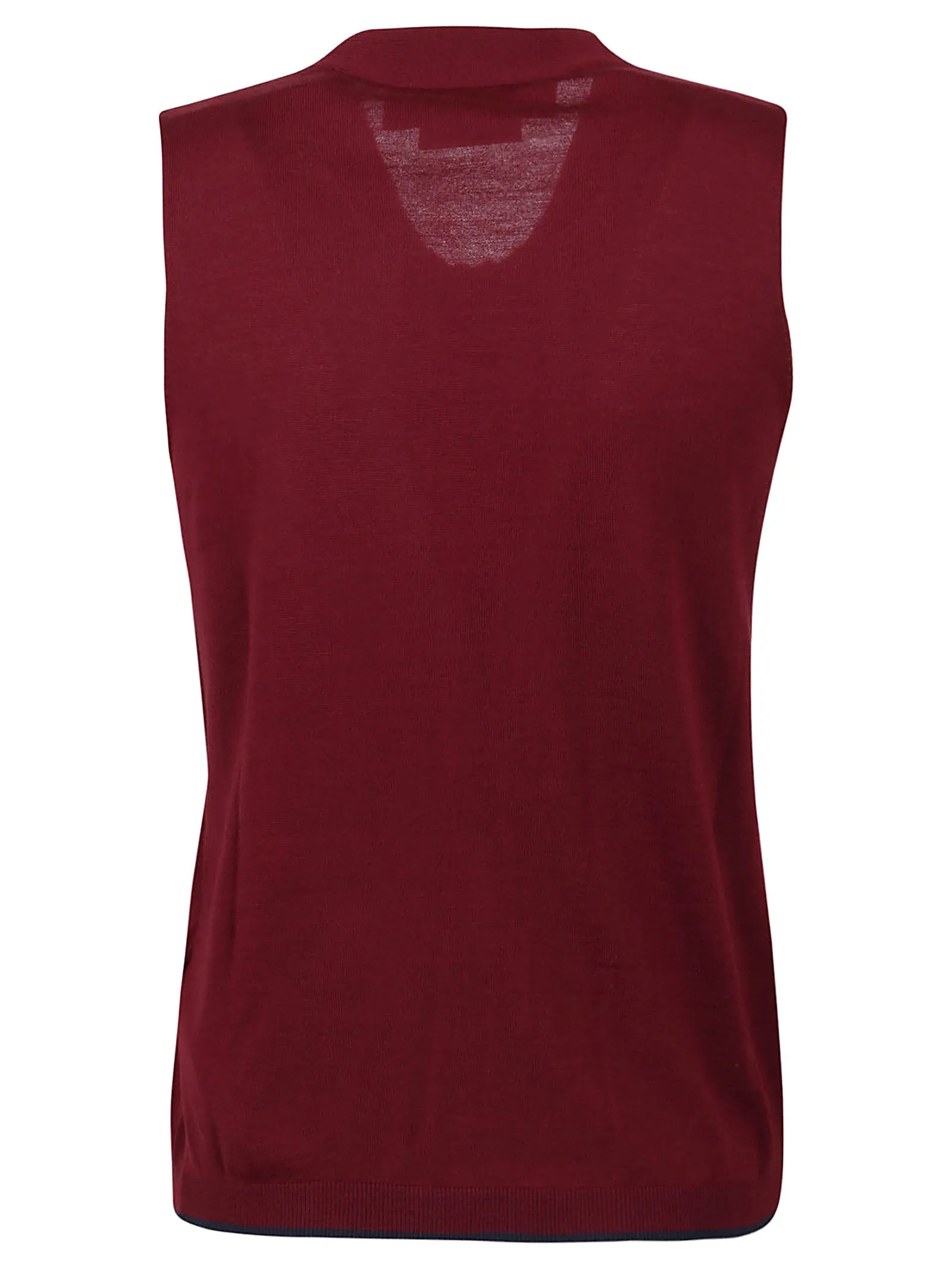 Marni Pussybow Sleeveless Rib-Knit Cardigan