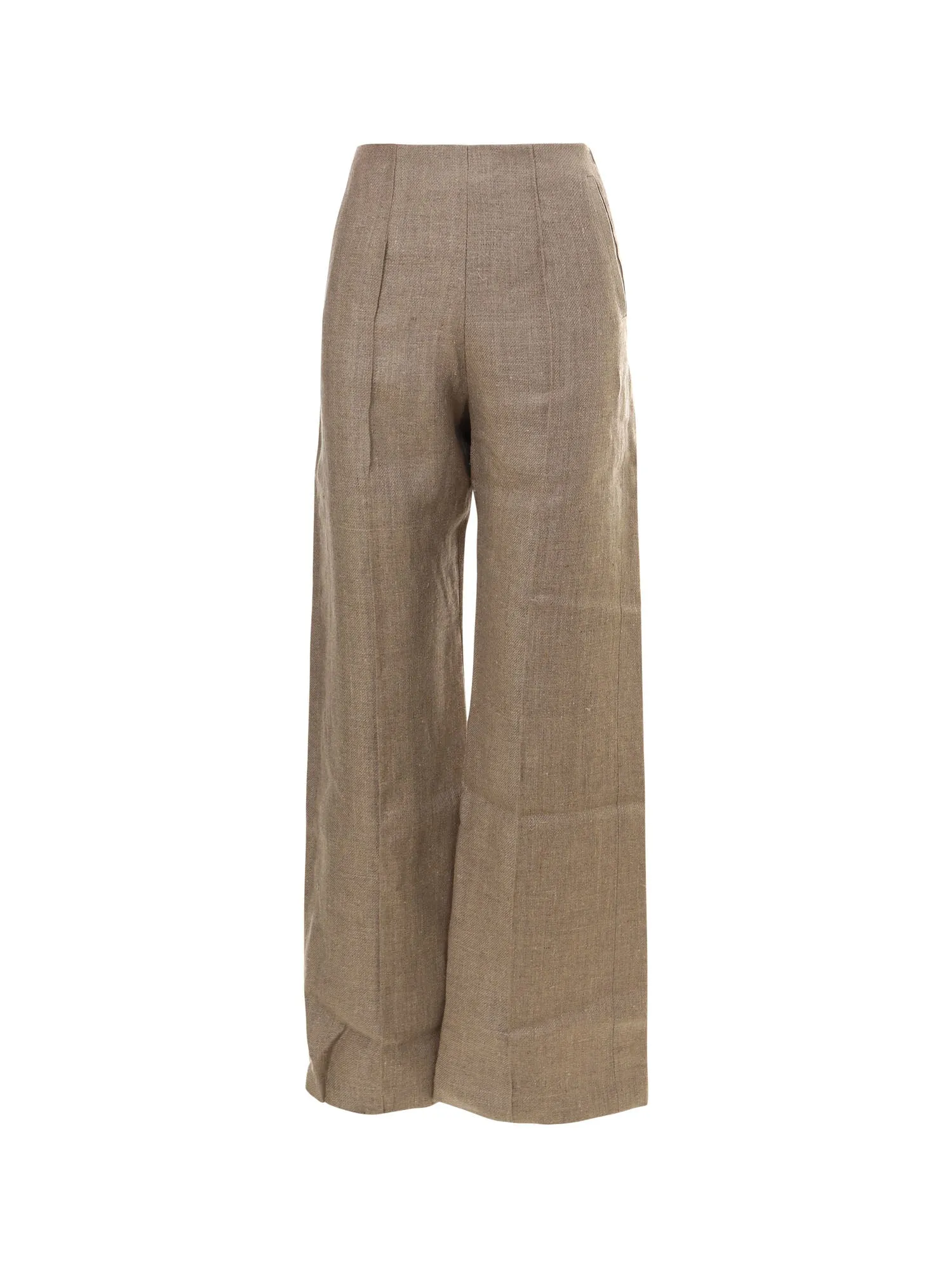 MATRIEL High-Waisted Palazzo Trousers