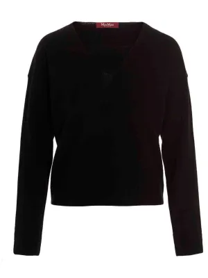 Max Mara Studio V-Neck Knit Jumper