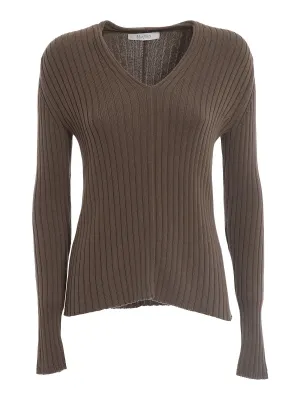 Max Mara V-Neck Long Sleeved Sweater