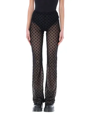 Misbhv Sheer Flared Trousers