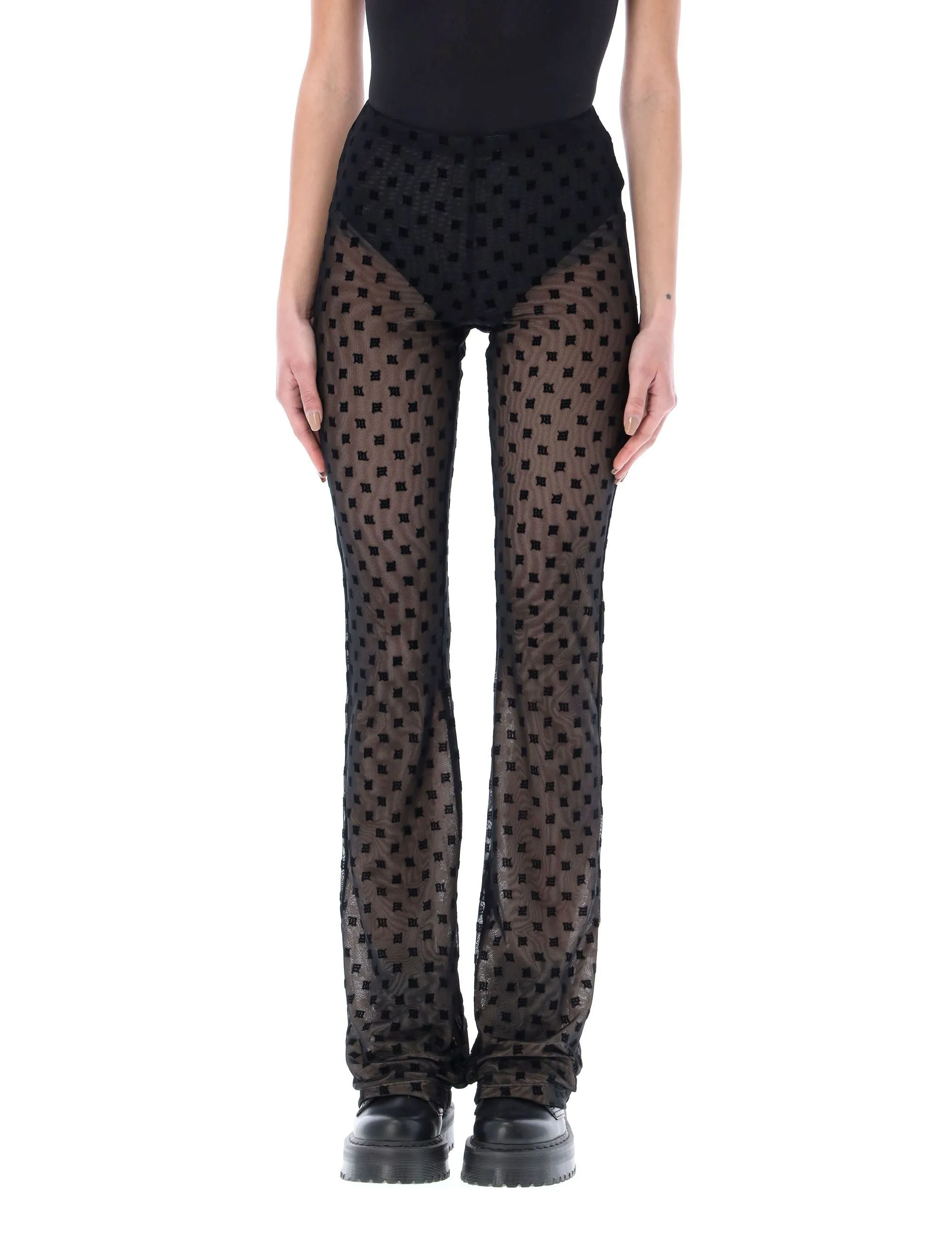 Misbhv Sheer Flared Trousers