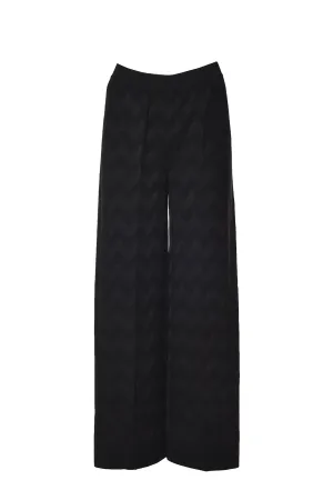 Missoni Chevron Pattern Straight-Leg Trousers