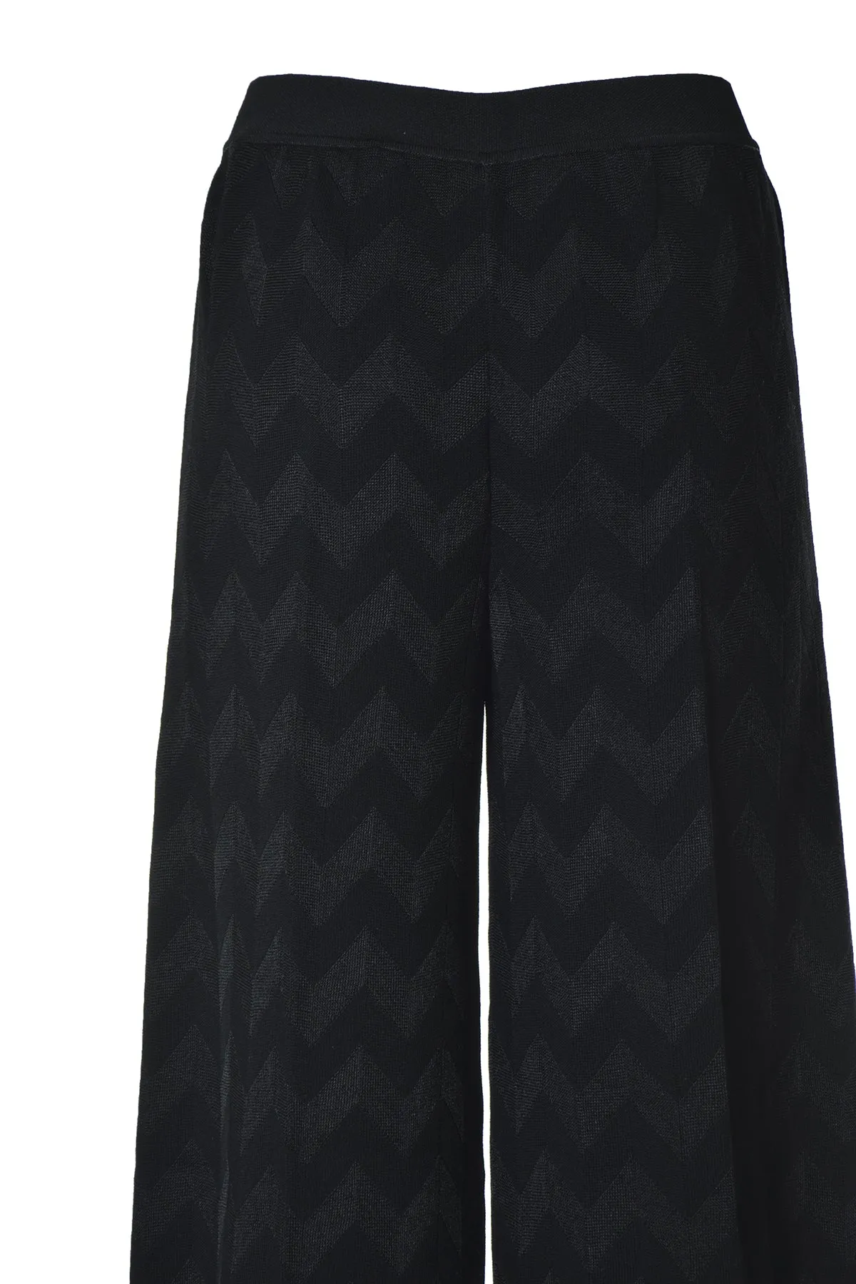 Missoni Chevron Pattern Straight-Leg Trousers
