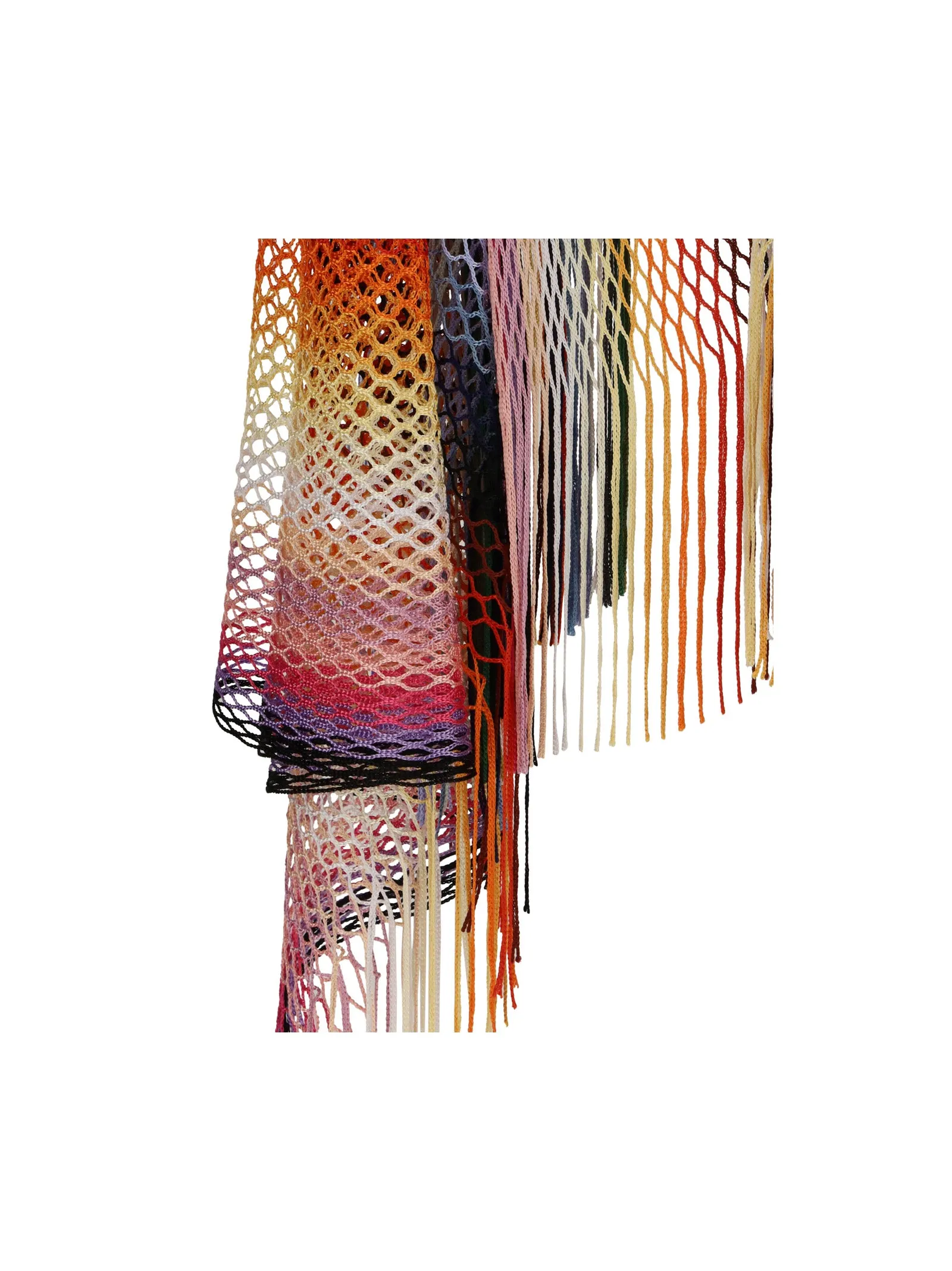 Missoni Fringe Detailed Open-Knit Jacket