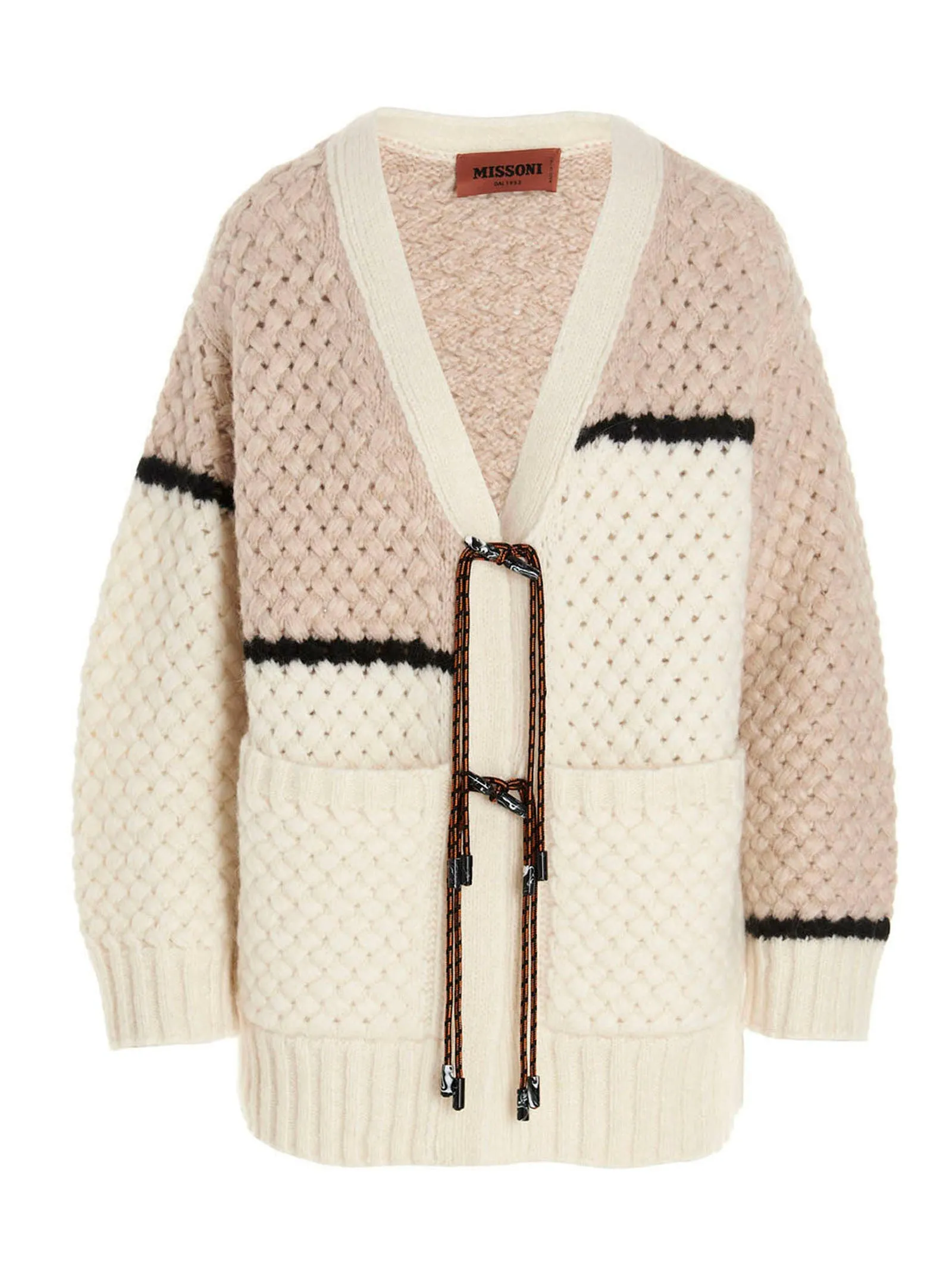 Missoni V-Neck Cable Knit Cardigan