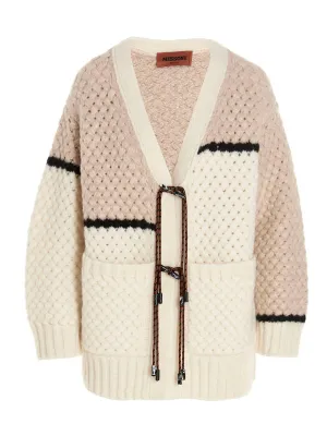 Missoni V-Neck Cable Knit Cardigan