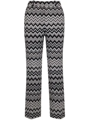 Missoni Zigzag Straight Leg Trousers