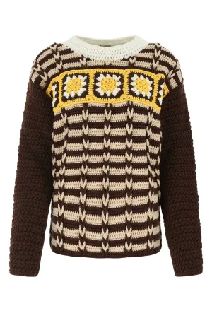 Miu Miu Crochet Knit Sweater