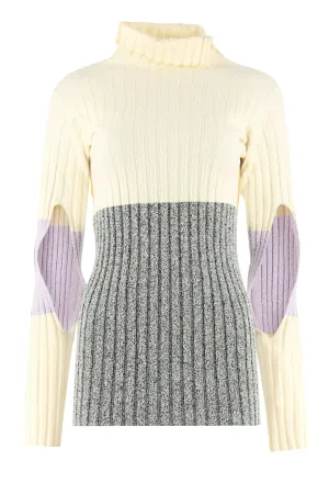 Moncler 1952 Tricot Turtleneck Knit Sweater