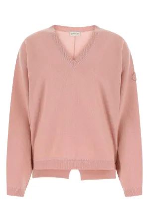 Moncler V-Neck Oversized Sweater