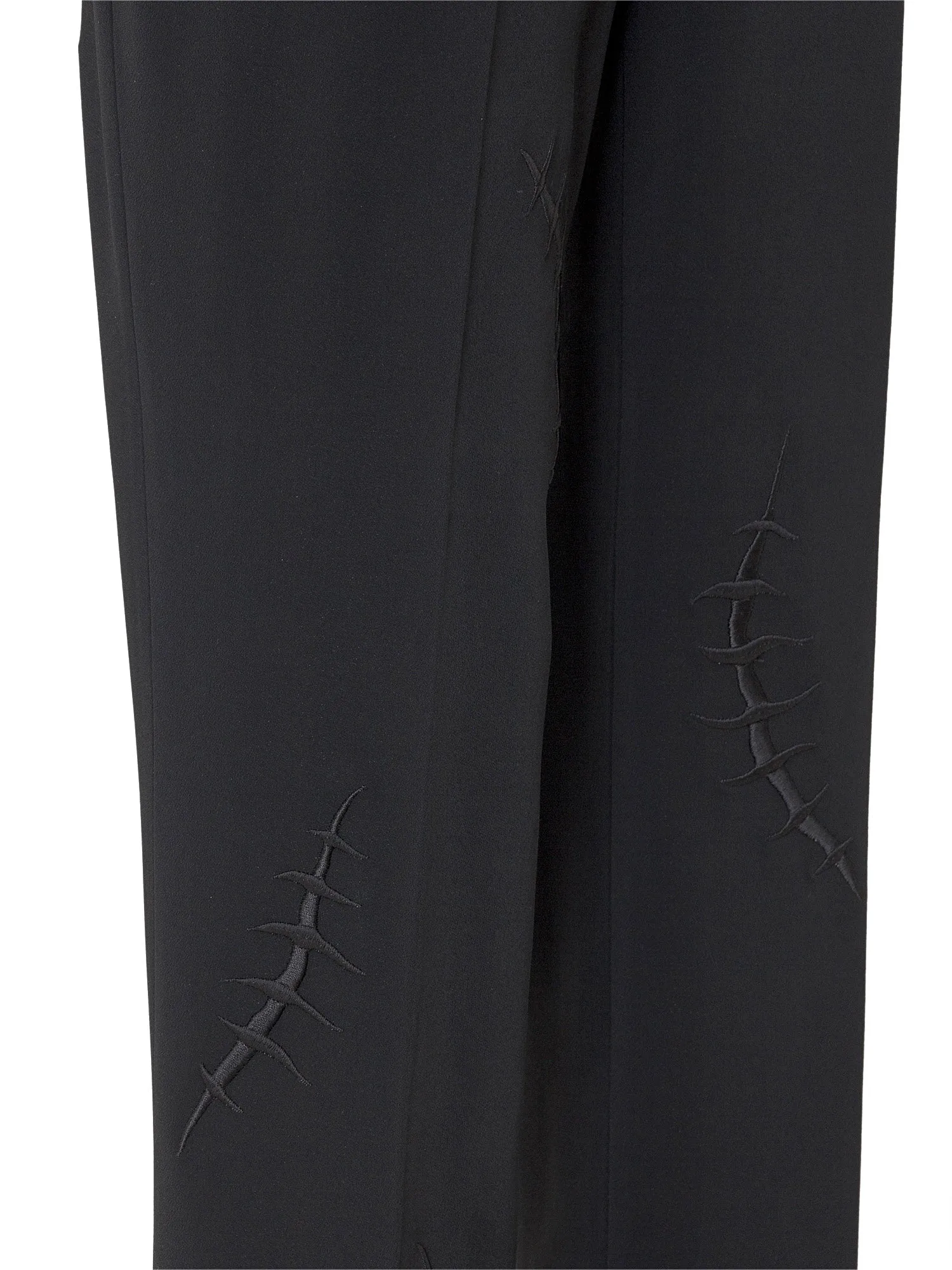 Moschino Embroidered Tapered Pants