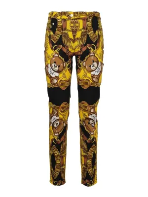 Moschino Teddy Baroque Printed Trousers