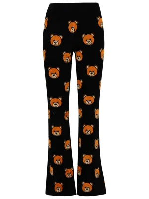 Moschino Teddy Intarsia Knit Pants