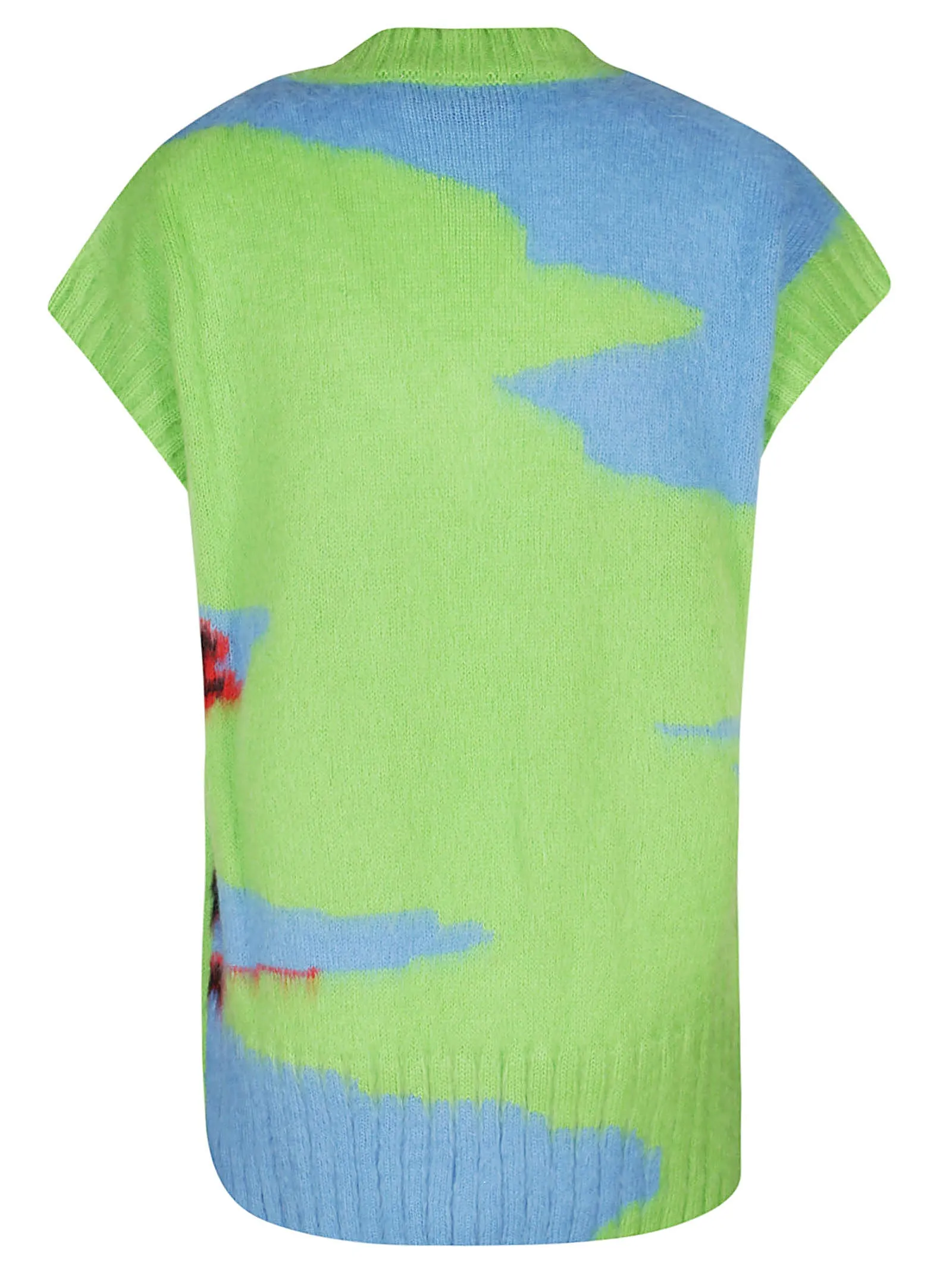MSGM Colour Block Knit Vest