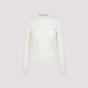 MSGM Distressed Knit Jumper