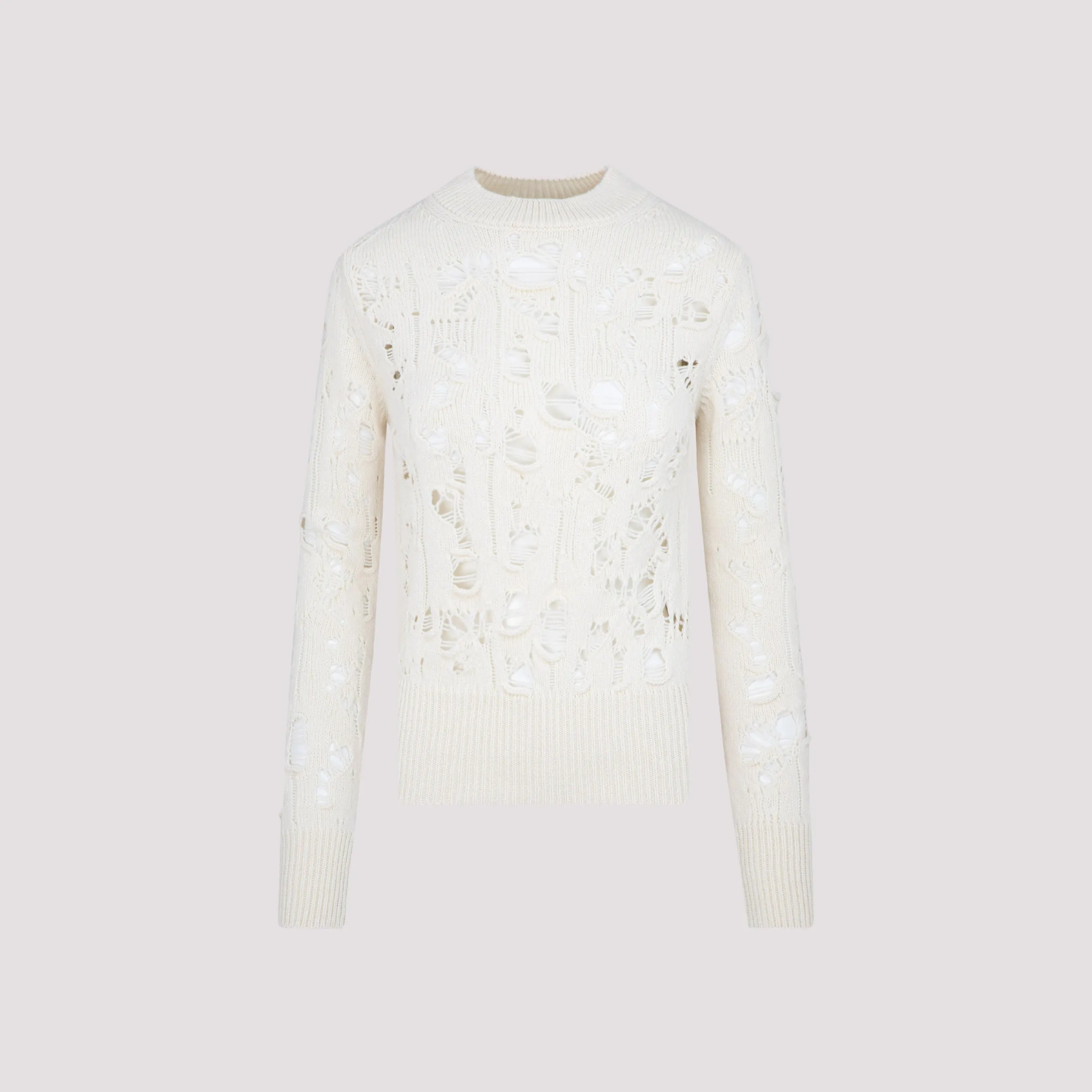 MSGM Distressed Knit Jumper