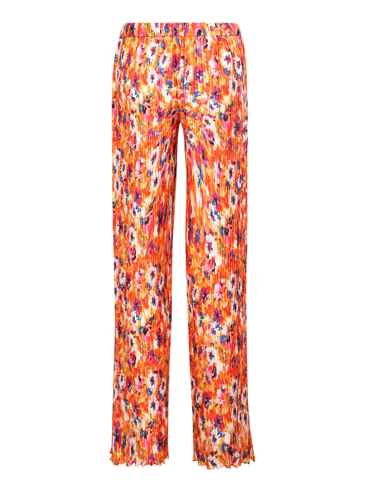 MSGM Floral Print Pleated Pants
