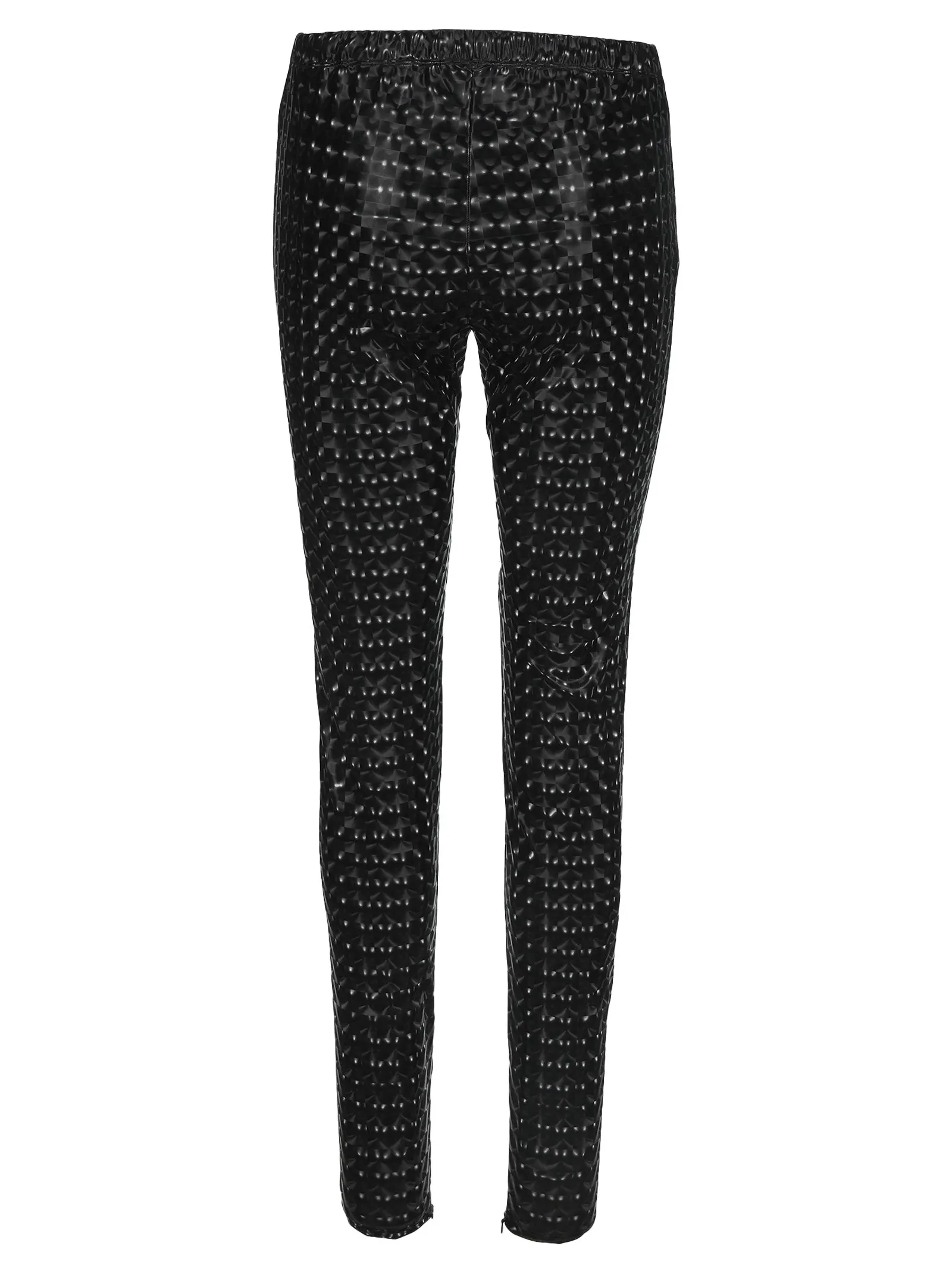MSGM Holographic Print Slim Fit Pants