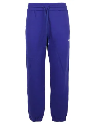 MSGM Logo Embroidered Drawstring Jogging Pants