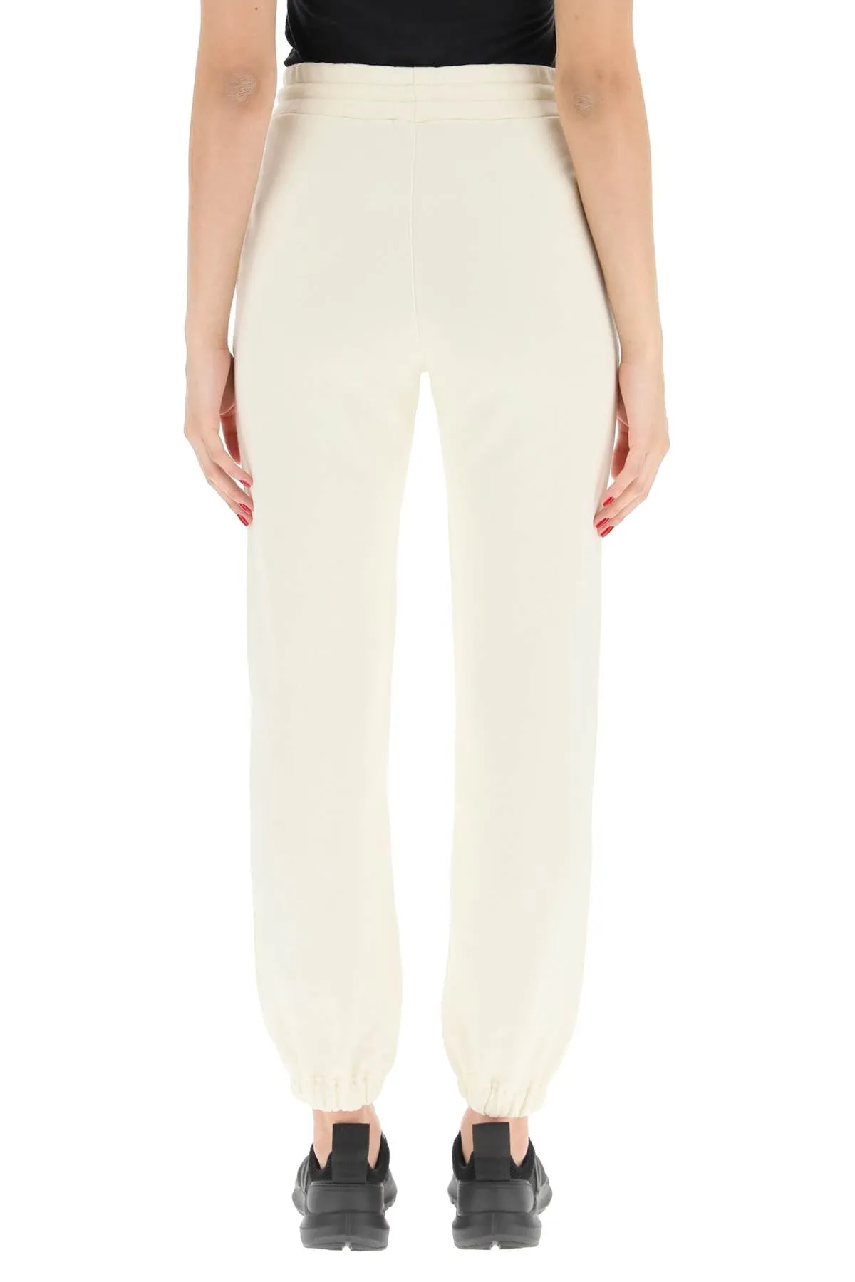 MSGM Logo Embroidered Drawstring Jogging Pants