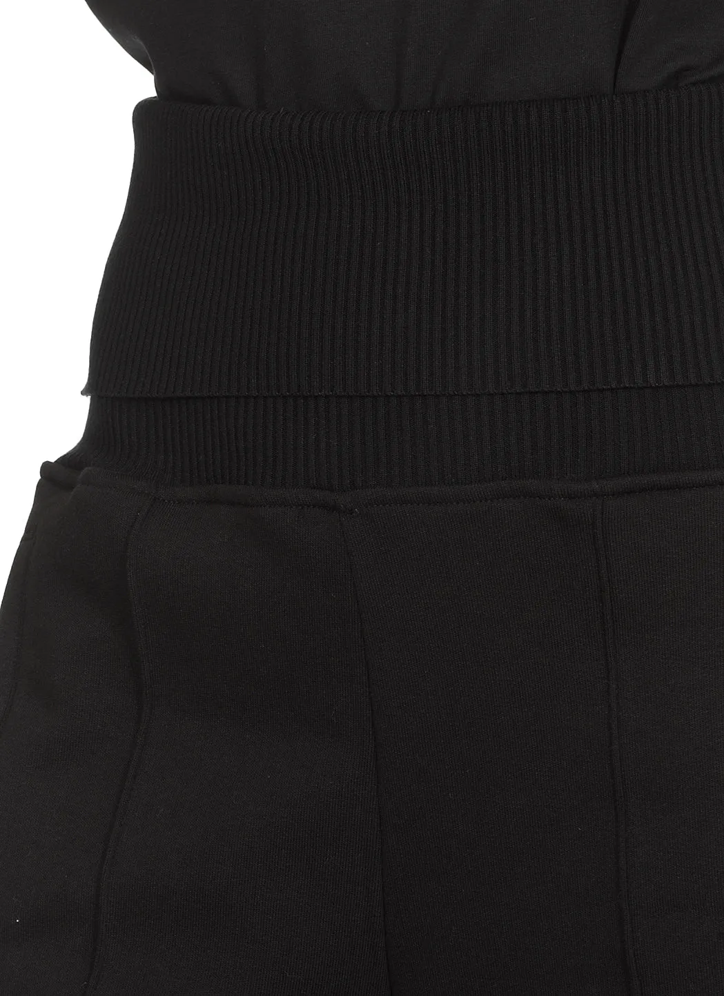MSGM Logo Embroidered Wide-Leg Pants