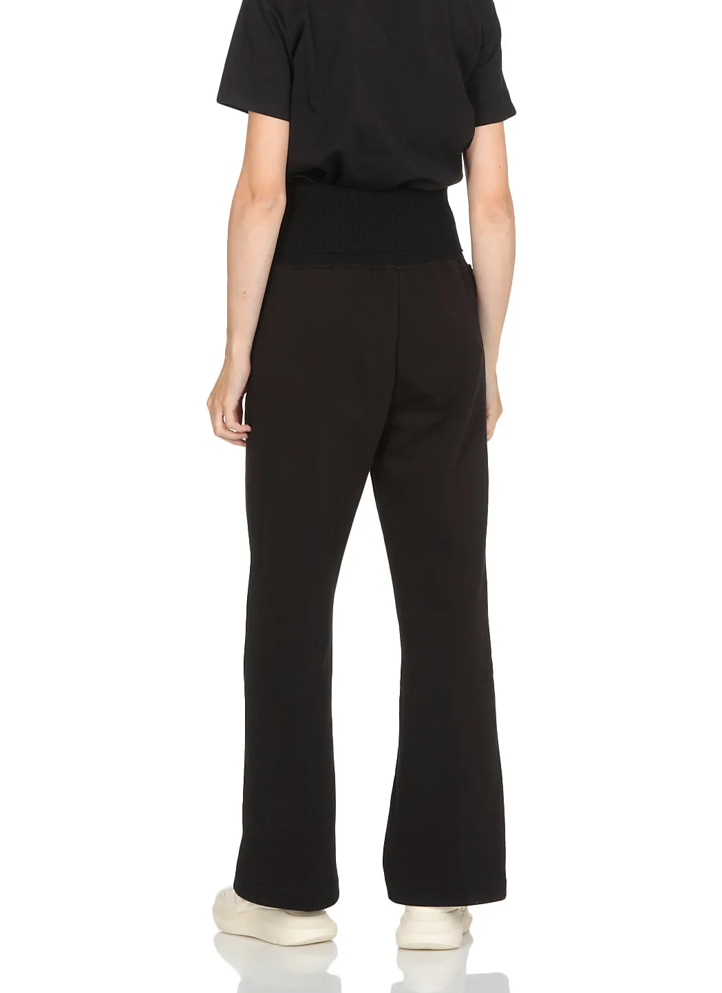MSGM Logo Embroidered Wide-Leg Pants