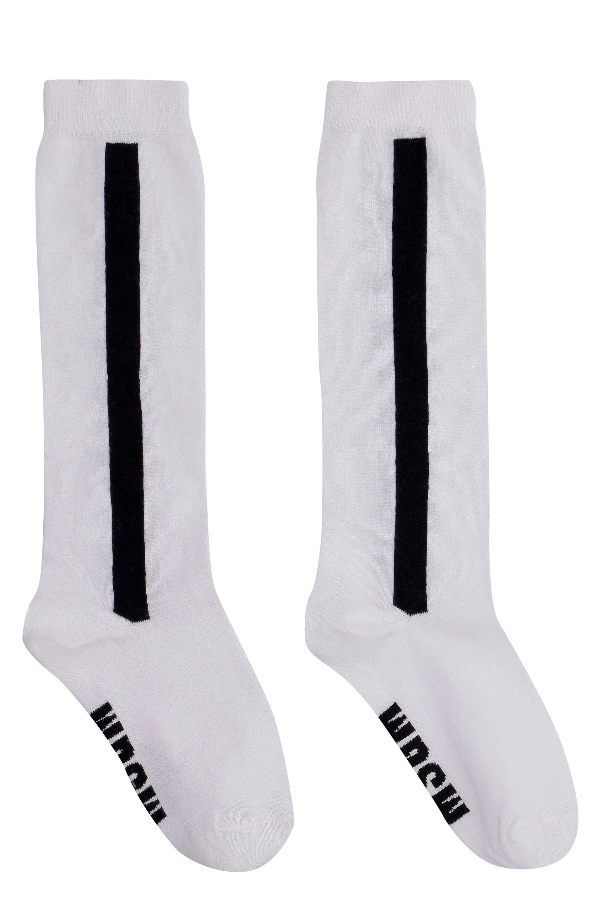 MSGM Logo Intarsia Knit Socks
